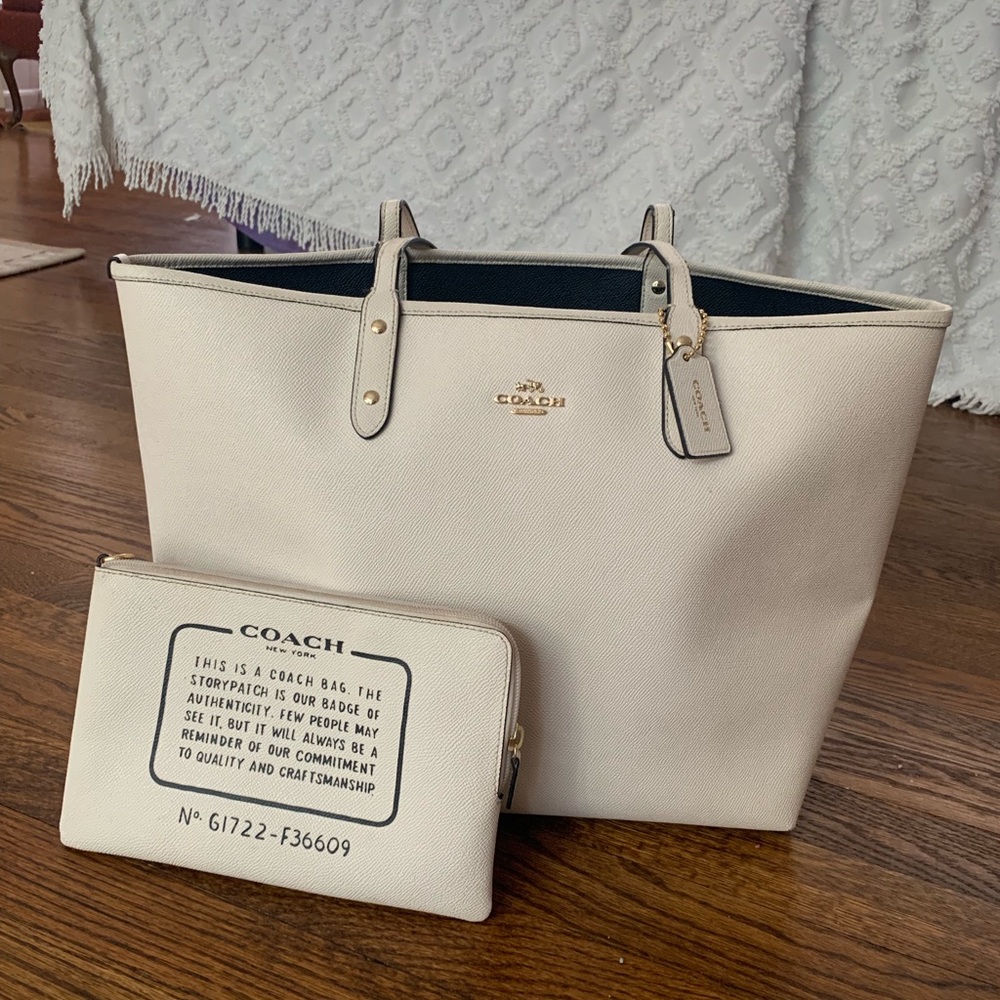 Coach bag and pouch